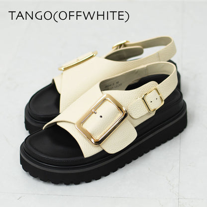 MOHI [モヒ] Grain Leather BIG Buckle Strap Platform Sandals [2024-3-MA] レザービッグバックルバックストラッププラットフォームサンダル・フラットサンダル・パンプス・歩きやすい・カジュアル・LADY'S [2026SS]