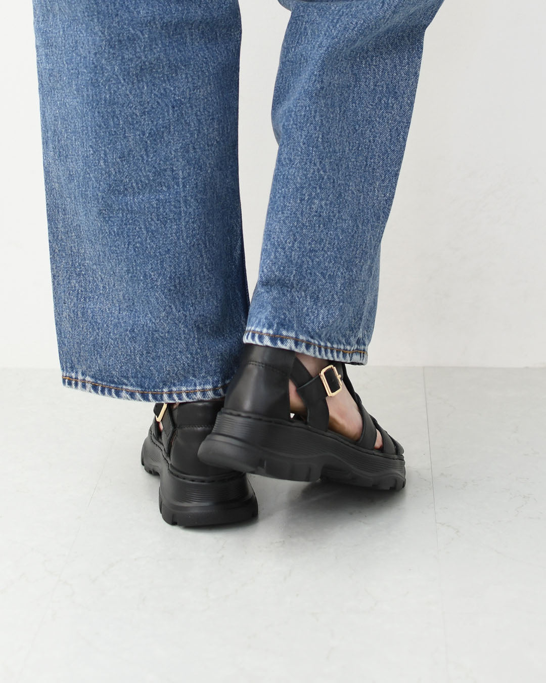 MOHI [モヒ] 厚底グルカサンダル  [8122-7-SE] レザーグルカサンダル・編み込みストラップサンダル・フラットサンダル・パンプス・歩きやすい・シンプル・カジュアル・厚底・LADY'S [2026SS]