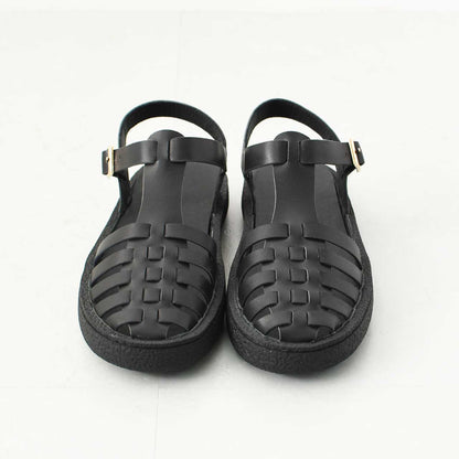 MOHI [モヒ]レザーグルカサンダル -ALL BLACK- [GU2-609-1bk] [2025SS]