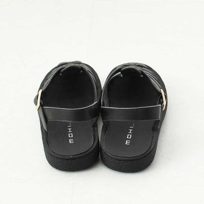 MOHI [モヒ]レザーグルカサンダル -ALL BLACK- [GU2-609-1bk] [2025SS]