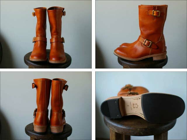 moto leather＆silver[モトレザー] Engineer Boots「3035」 [LEB1]