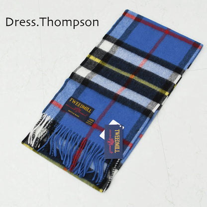 TWEED MILL [ツイードミル] Lumbswool Scarf  [25-190-t] ラムウール スカーフ・チェック柄・ストール・マフラー・LADY'S [2025AW]