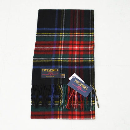 TWEED MILL [ツイードミル] Lumbswool Scarf  [25-190-t] ラムウール スカーフ・チェック柄・ストール・マフラー・LADY'S [2025AW]