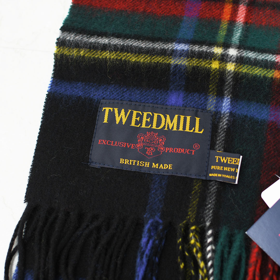 TWEED MILL [ツイードミル] Lumbswool Scarf  [25-190-t] ラムウール スカーフ・チェック柄・ストール・マフラー・LADY'S [2025AW]