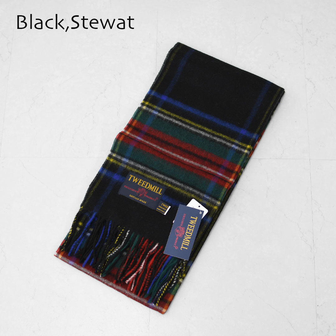 TWEED MILL [ツイードミル] Prestige Lambswool Stole [48-190-wp] プレスティージ ラムウール ストール・チェック柄・ストール・マフラー・大判・LADY'S [2025AW]