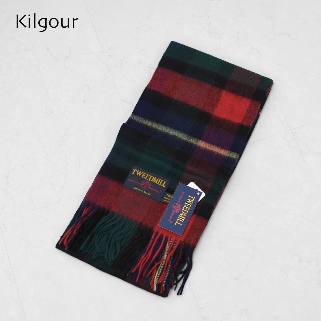 TWEED MILL [ツイードミル] Prestige Lambswool Stole [48-190-wp] プレスティージ ラムウール ストール・チェック柄・ストール・マフラー・大判・LADY'S [2025AW]