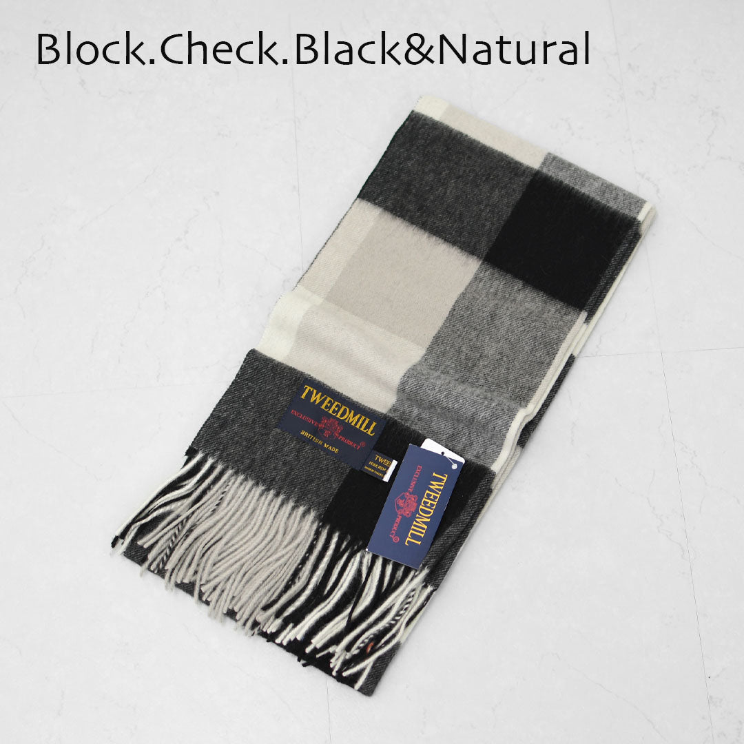 TWEED MILL [ツイードミル] Prestige Lambswool Stole [48-190-wp] プレスティージ ラムウール ストール・チェック柄・ストール・マフラー・大判・LADY'S [2025AW]
