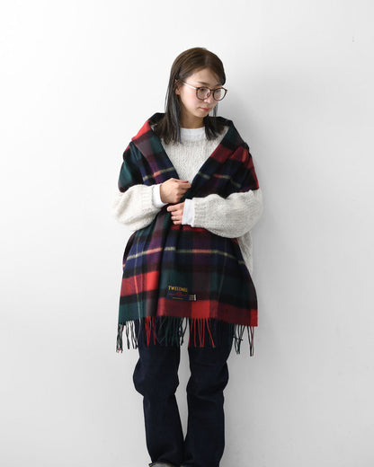 TWEED MILL [ツイードミル] Prestige Lambswool Stole [48-190-wp] プレスティージ ラムウール ストール・チェック柄・ストール・マフラー・大判・LADY'S [2025AW]