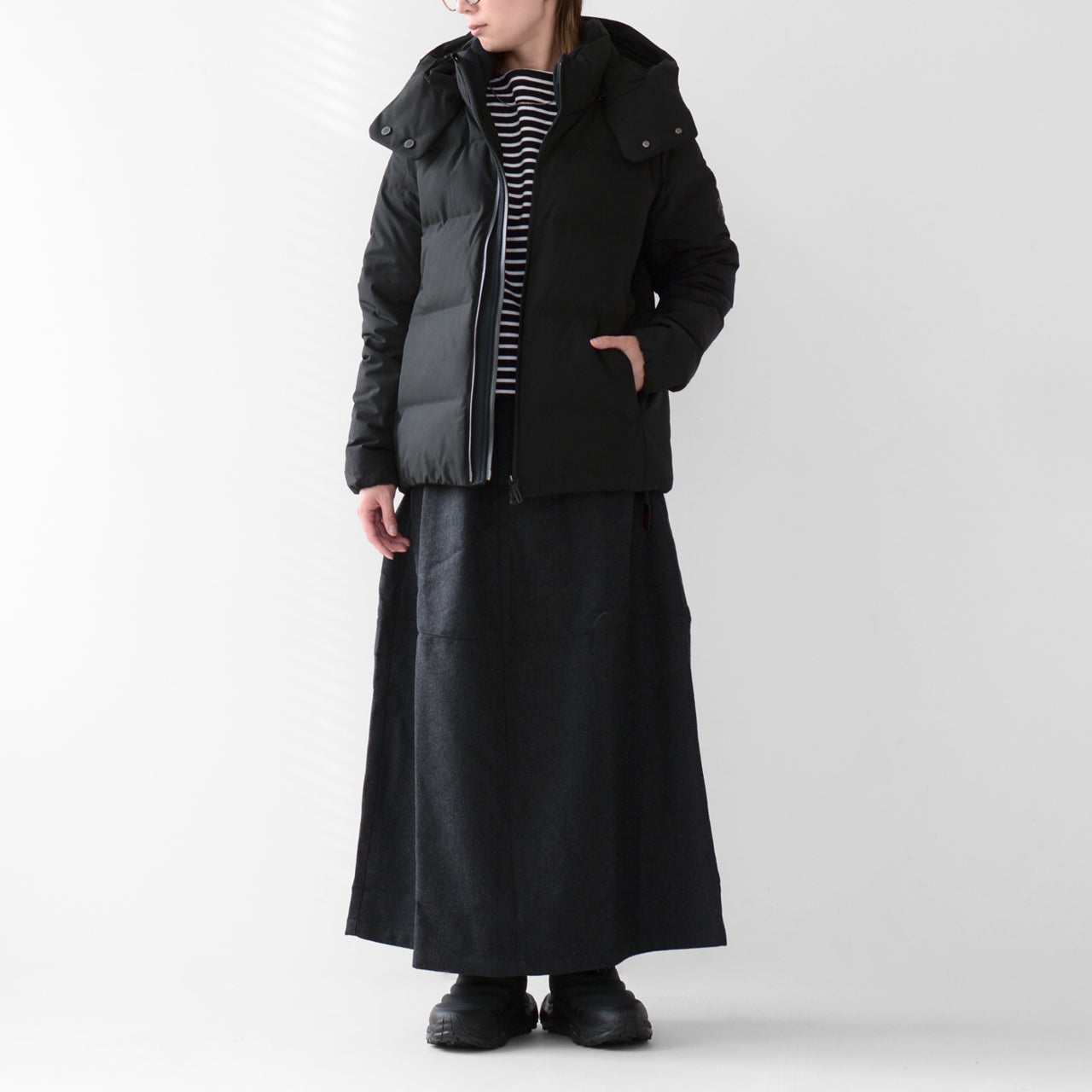 DESCENTE ALLTERRAIN [デサントオルテライン] MIZUSAWA DOWN JACKET “ANCHOR-L” [DU5FDJM2L] 水沢ダウン “アンカーハーフコート”・ダウンジャケット・LADY'S [2025AW]