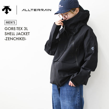 DESCENTE ALLTERRAIN [デサントオルテライン] GORE-TEX 3L SHELL JACKET -ZENCHIKEI-【81】[DO6SWB03M] 3レイヤーシェルジャケット・ゴアテックスシェルジャケット・MEN'S [2026SS]