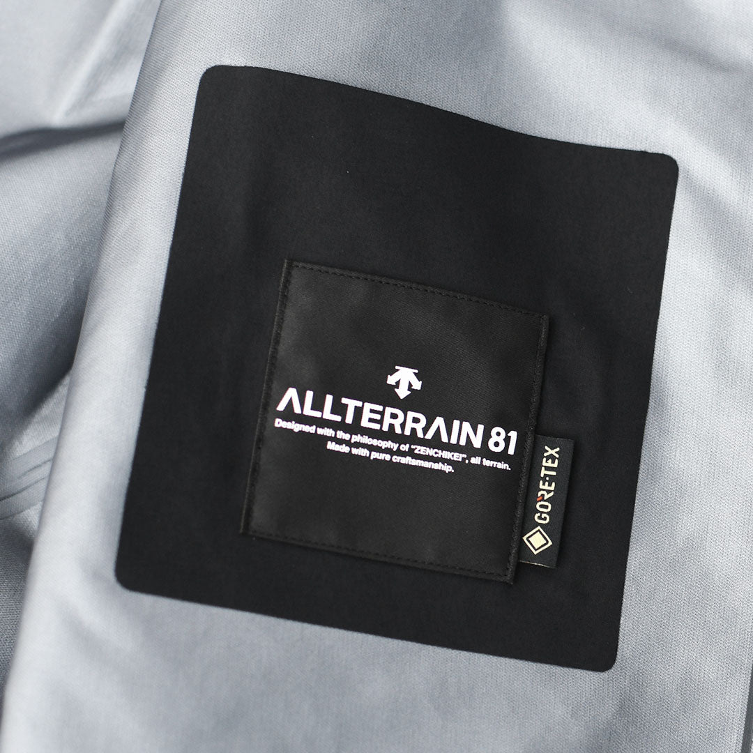 DESCENTE ALLTERRAIN [デサントオルテライン] GORE-TEX 3L SHELL JACKET -ZENCHIKEI-【81】[DO6SWB03M] 3レイヤーシェルジャケット・ゴアテックスシェルジャケット・MEN'S [2026SS]