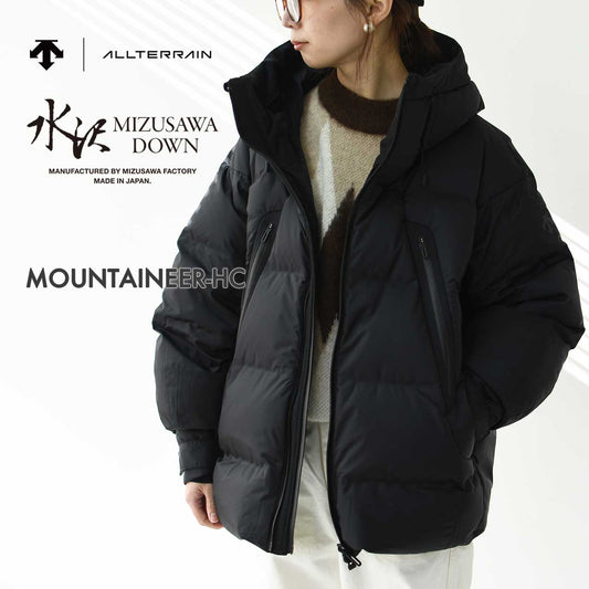 DESCENTE ALLTERRAIN [デサントオルテライン] MIZUSAWA DOWN COAT「MOUNTAINEER-HC」[DU4FDJM1L] 水沢ダウン「マウンテニアハーフコート」[2024AW]