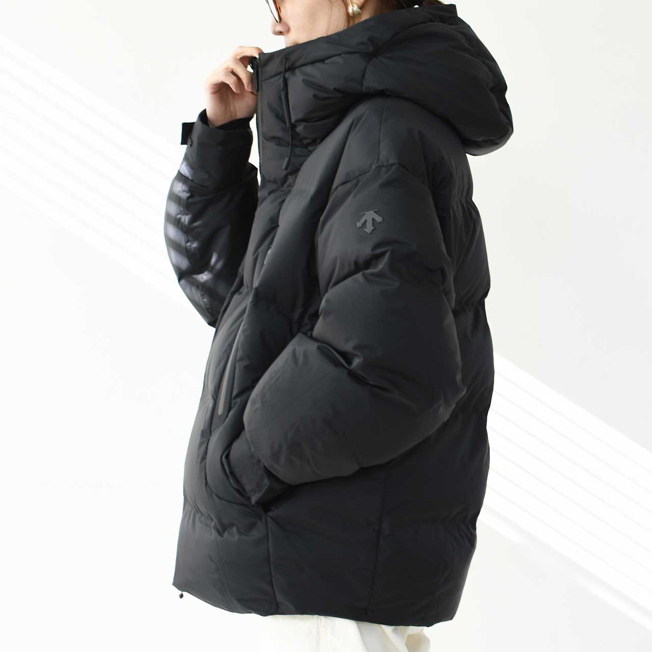 DESCENTE ALLTERRAIN [デサントオルテライン] MIZUSAWA DOWN COAT「MOUNTAINEER-HC」[DU4FDJM1L] 水沢ダウン「マウンテニアハーフコート」[2024AW]