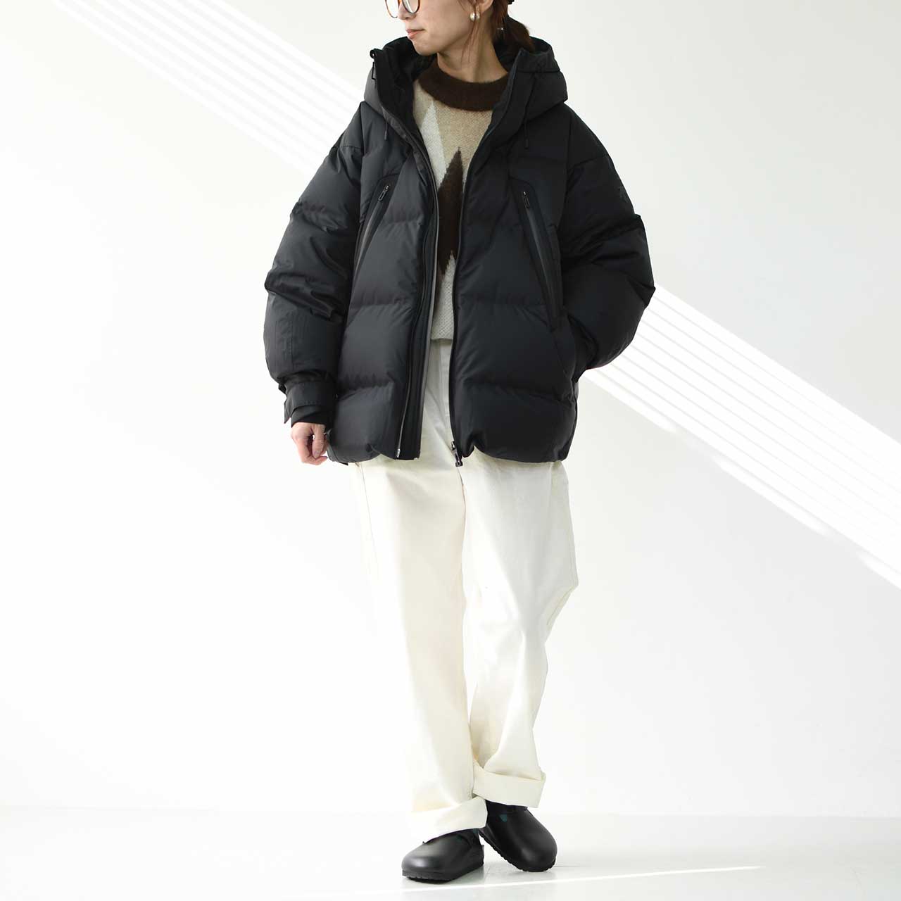 DESCENTE ALLTERRAIN [デサントオルテライン] MIZUSAWA DOWN COAT「MOUNTAINEER-HC」[DU4FDJM1L] 水沢ダウン「マウンテニアハーフコート」[2024AW]