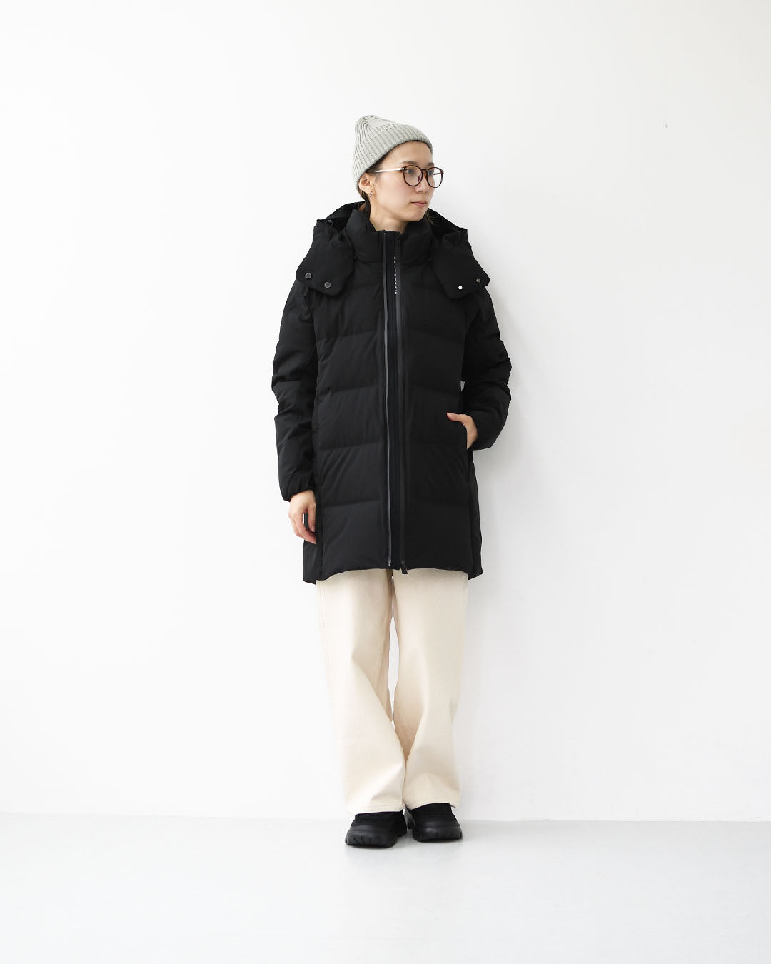 DESCENTE ALLTERRAIN [デサントオルテライン] MIZUSAWA DOWN COAT 「ANCHOR-HC」 [DU5FDJM3L] 水沢ダウン “アンカーハーフコート”・ダウンジャケット・LADY'S [2025AW]
