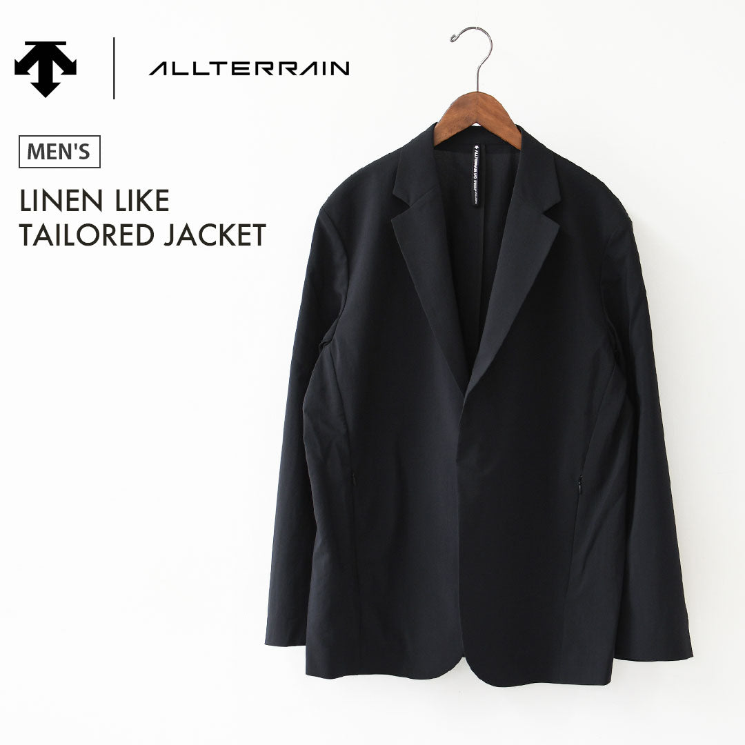 DESCENTE ALLTERRAIN [デサントオルテライン] TECH TAILORED JACKE [DU6SJKI2M] テックテイラードジャケット・綺麗目・ストレッチ素材・スタイリッシュ・ビジネス仕様・MEN'S [2026SS]
