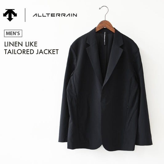 DESCENTE ALLTERRAIN [デサントオルテライン] TECH TAILORED JACKE [DU6SJKI2M] テックテイラードジャケット・綺麗目・ストレッチ素材・スタイリッシュ・ビジネス仕様・MEN'S [2026SS]