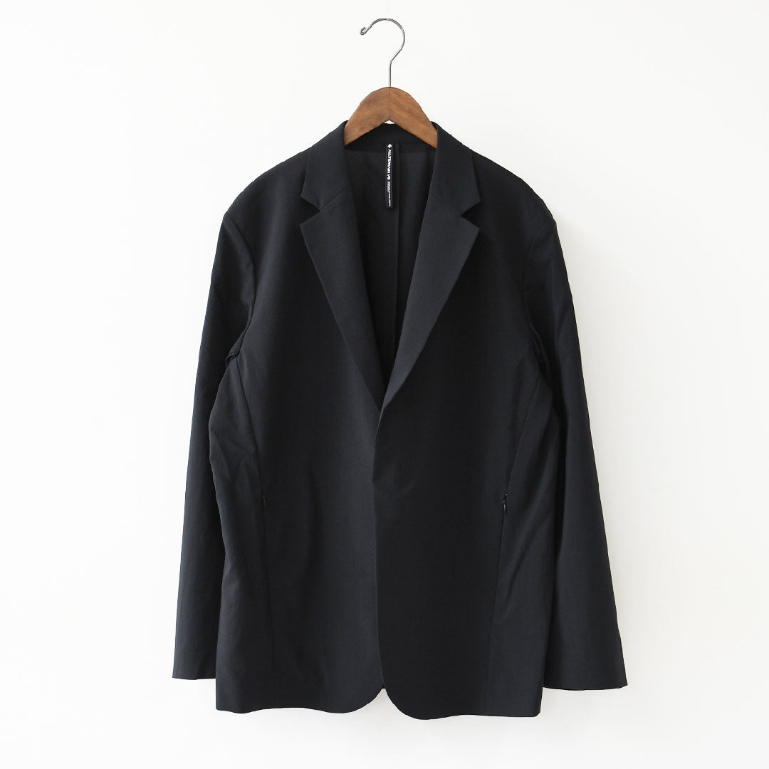 DESCENTE ALLTERRAIN [デサントオルテライン] TECH TAILORED JACKE [DU6SJKI2M] テックテイラードジャケット・綺麗目・ストレッチ素材・スタイリッシュ・ビジネス仕様・MEN'S [2026SS]