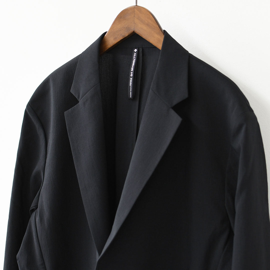 DESCENTE ALLTERRAIN [デサントオルテライン] TECH TAILORED JACKE [DU6SJKI2M] テックテイラードジャケット・綺麗目・ストレッチ素材・スタイリッシュ・ビジネス仕様・MEN'S [2026SS]