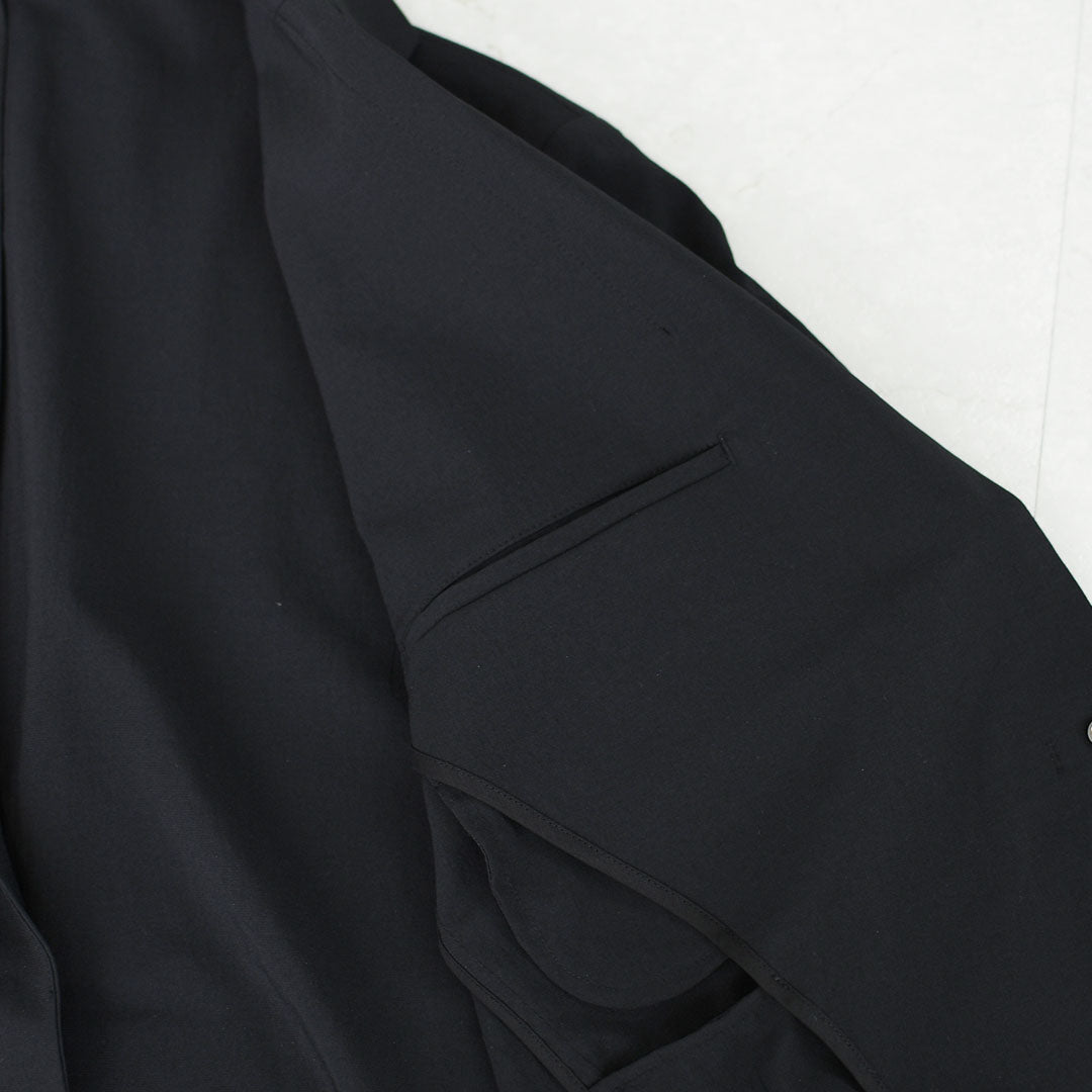 DESCENTE ALLTERRAIN [デサントオルテライン] TECH TAILORED JACKE [DU6SJKI2M] テックテイラードジャケット・綺麗目・ストレッチ素材・スタイリッシュ・ビジネス仕様・MEN'S [2026SS]