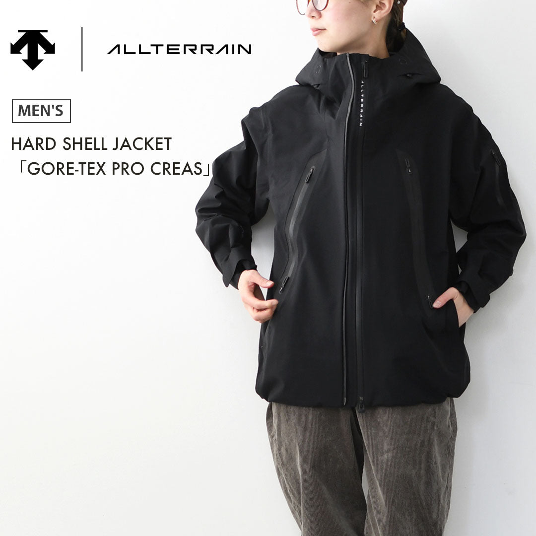 DESCENTE ALLTERRAIN [デサントオルテライン]HARD SHELL JACKET 「GORE-TEX PRO CREAS」 [DU6SWBA2M] ハードシェルジャケット「ゴアテックス プロ クレアス」・MEN'S [2026SS]