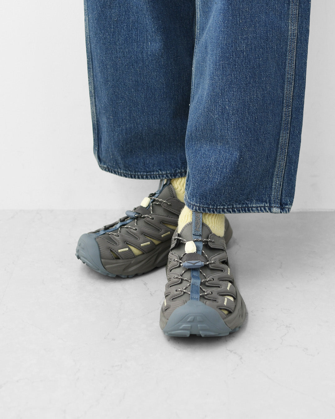 HOKA ONE ONE [ホカオネオネ] U HOPARA GVLS [1123112-gvls] ホパラ(ユニセックス)・サンダル・スポーツサンダル・マウンテンサンダル・アウトドア・軽量・MEN'S / LADY'S [2026SS]