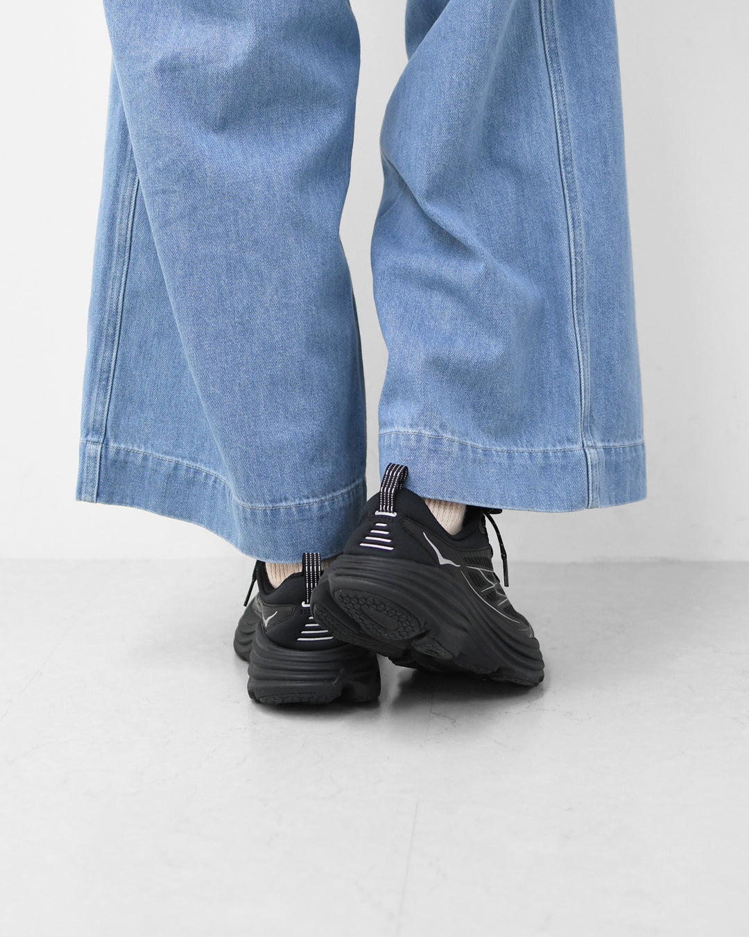 HOKA ONE ONE [ホカオネオネ] U BONDI 8 TS CAGED [1155391-bksv] ボンダイ 8 TS/BKSV・ ケージド・タウンシューズ・ロードランニング・ クイックレース・厚底・クッション性・MEN'S / LADY'S  [2026SS]