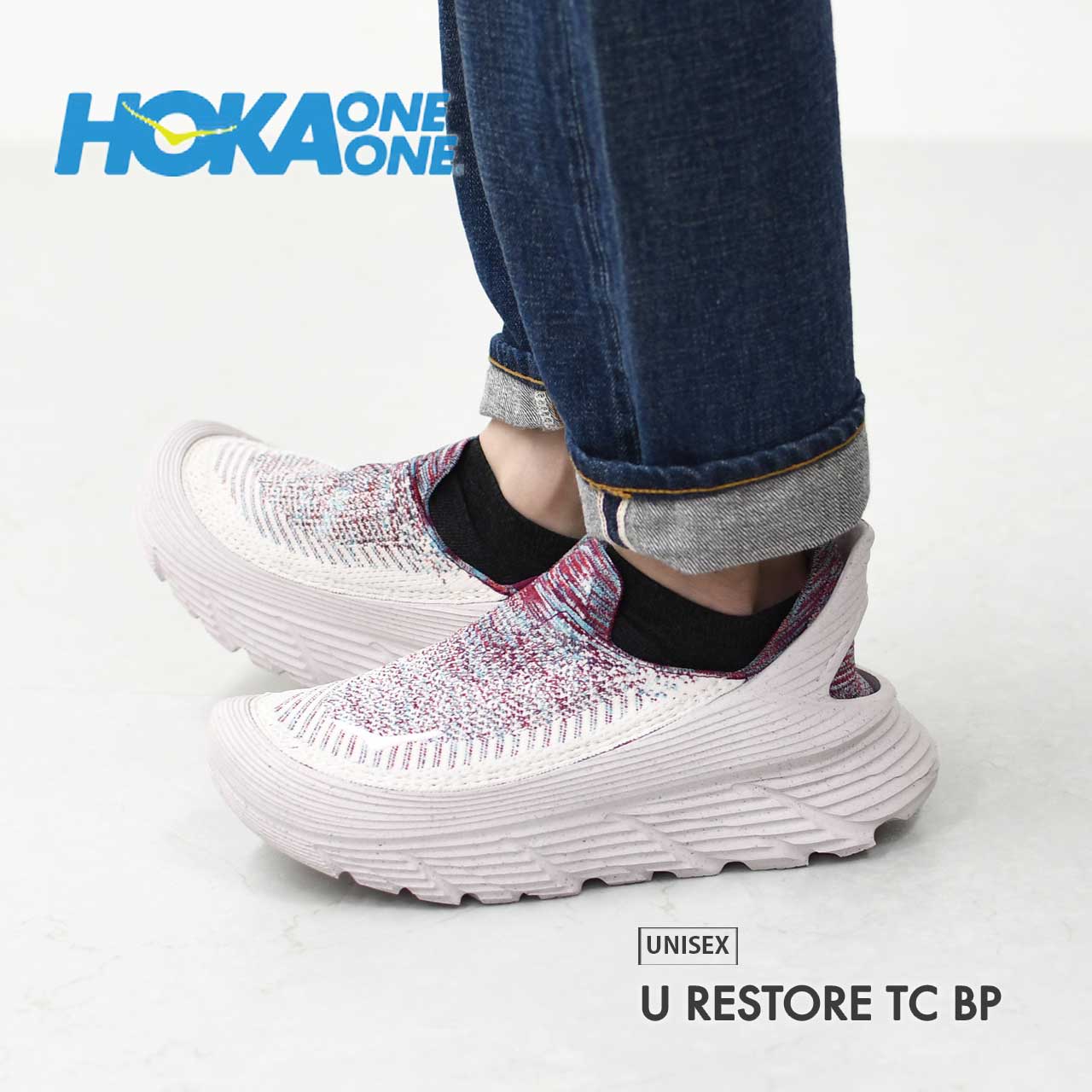 HOKA ONE ONE [ホカオネオネ] U VIBRANT BLOOM RESTORE TC [1162810] ビブラントブルーム リストア TC [2025SS]