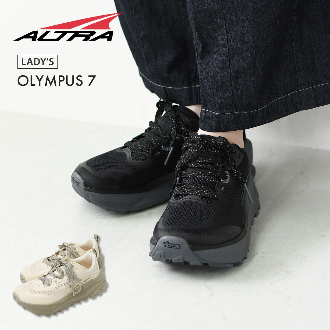 ALTRA [アルトラ] OLYMPUS 7 W [AL0A85UG] オリンパス 7 ・防水性・撥水性・透湿性・クロスカントリー・ロードランニング・トレイルラン・ハイキング・ファストパッキング・トレイルレーシングシューズ・LADY'S [2026AW]