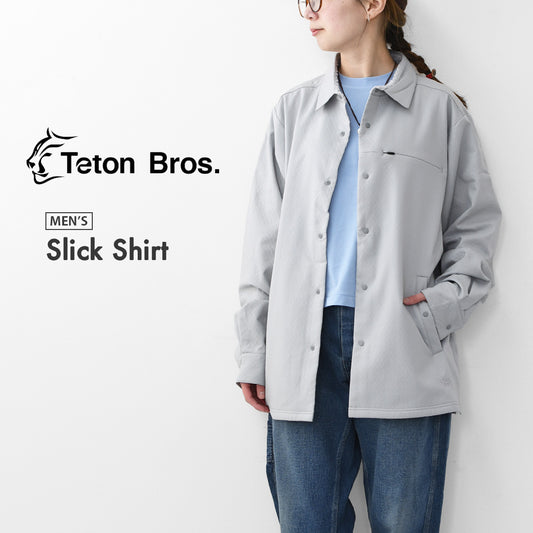 TETON BROS.  [ティートンブロス] Slick Shirt [TB261-170] スリックシャツ・シャツ・シンプル・スナップボタン・ミッドレイヤー・シャツジャケット・MEN'S [2026SS]