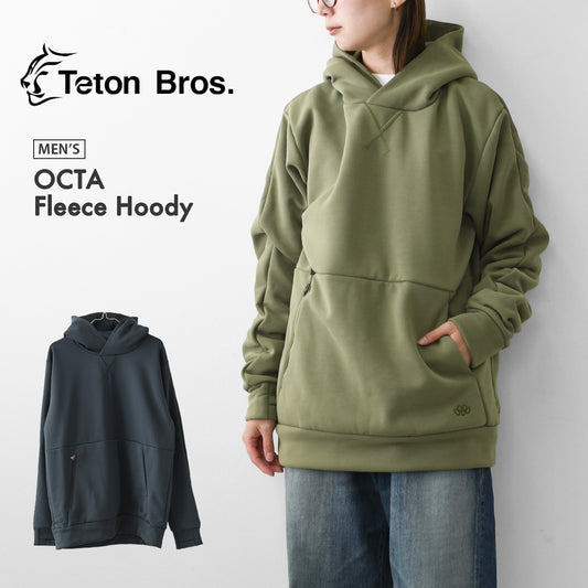 TETON BROS.  [ティートンブロス] OCTA Fleece Hoody [TB263-440] オクタフリースフーディ・フリースフーディ・ミッドレイヤー・リサイクルポリエステル・軽量・保温性・通気性・速乾性・ストレッチ・MEN'S [2026AW]