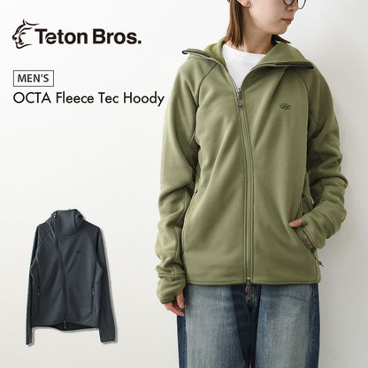 TETON BROS.  [ティートンブロス] OCTA Fleece Tec Hoody [tb263-810] オクタフリーステックフーディ・フリース・ミッドレイヤー・軽量・保温性・通気性・速乾性・ストレッチ・MEN'S [2026AW]