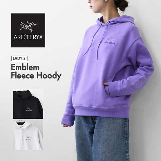 【PRE SALE】ARC'TERYX [アークテリクス正規代理店] Emblem Fleece Hoody W [X000009786] エンブレム フリース フーディ ウィメンズ・LADY'S [2025AW]