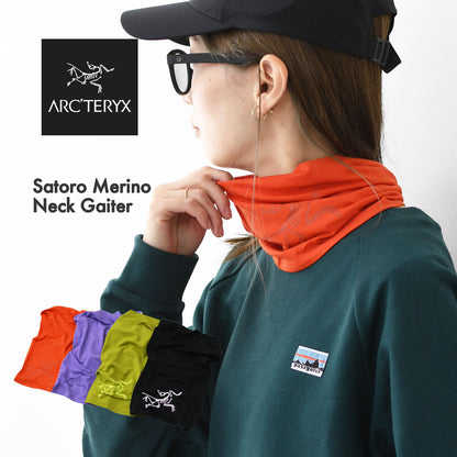 ARC'TERYX [アークテリクス正規代理店] Satoro Merino Neck Gaiter [X000009937] サトロ メリノ ネック ゲイター・フェイスカバー・ヘッドバンド・ハイキング・軽量・スキー・スノーボード・アウトドア・MEN'S / LADY'S [2025AW]