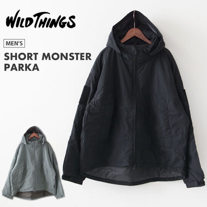 WILD THINGS [ワイルドシングス] SHORT MONSTER PARKA [WT24103SN] ショートモンスターパーカー[2024AW]