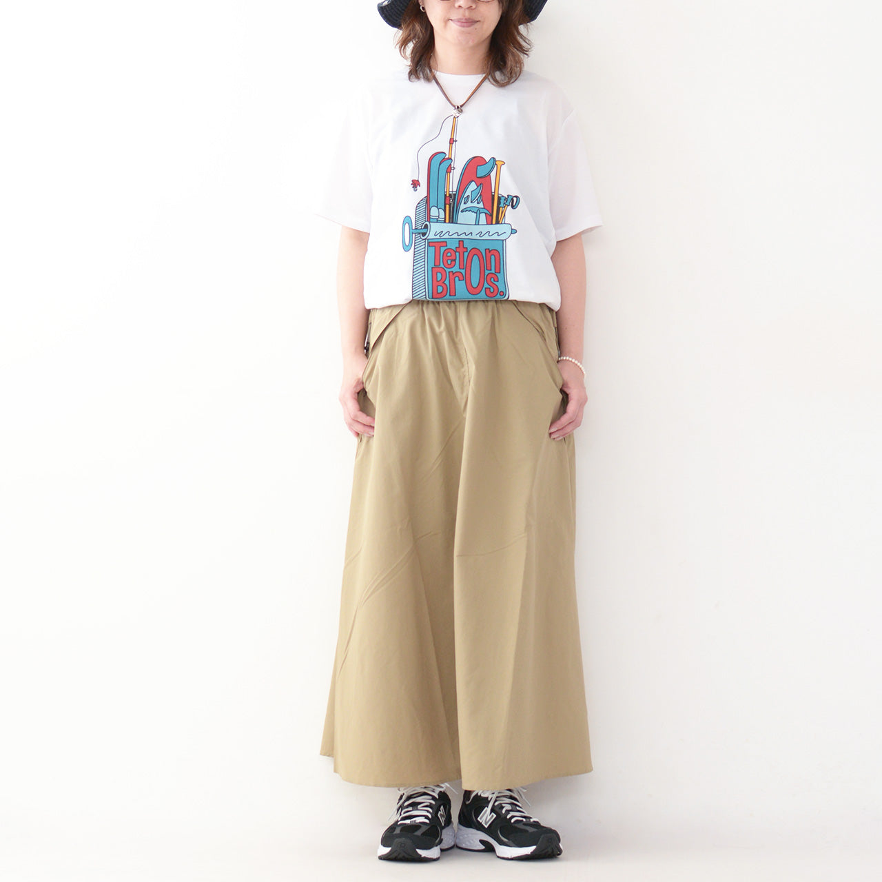 WILD THINGS[ワイルドシングス] FLARE SKIRT [WTL24007AD] フレアスカート[2024SS]