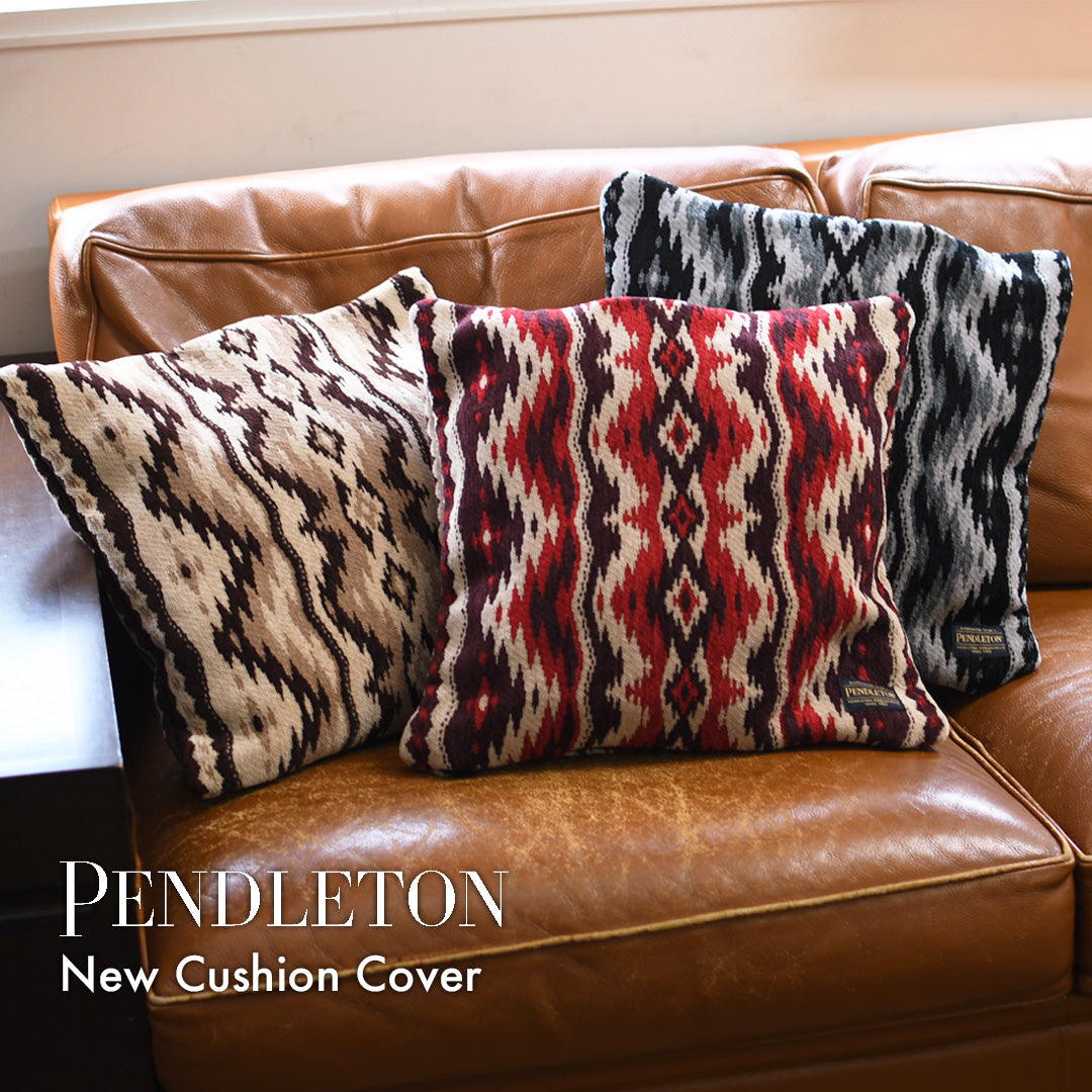 PENDLETON [ペンドルトン] New Cushion Cover [19802597] NEW クッションカバー・カバー・ラグマット・ペンドルトンパターン・玄関マット・スモール・小さめサイズ・インテリア・ラグ・MEN'S / LADY'S [2026AW]