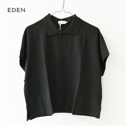 Handvaerk [ハンドバーク] PIQUE DOLMAN SLEEVE POLO SHIRT[1108] ピケドルマンスリーブポロシャツ・半袖ポロシャツ・襟付きトップス・ピケ素材・ゆったりシルエット・無地・LADY'S [2026SS]