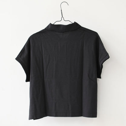 Handvaerk [ハンドバーク] PIQUE DOLMAN SLEEVE POLO SHIRT[1108] ピケドルマンスリーブポロシャツ・半袖ポロシャツ・襟付きトップス・ピケ素材・ゆったりシルエット・無地・LADY'S [2026SS]