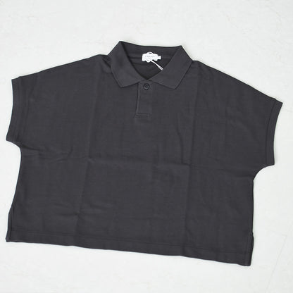 Handvaerk [ハンドバーク] PIQUE DOLMAN SLEEVE POLO SHIRT[1108] ピケドルマンスリーブポロシャツ・半袖ポロシャツ・襟付きトップス・ピケ素材・ゆったりシルエット・無地・LADY'S [2026SS]