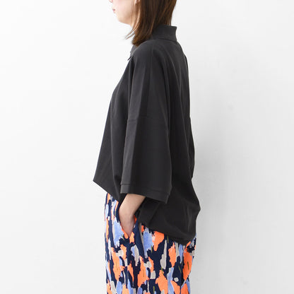 Handvaerk [ハンドバーク] PIQUE S/S TAPERED BIG POLO SHIRT [1509] ピケショートスリーブテーパードビッグポロシャツ・MEN'S [2025SS]