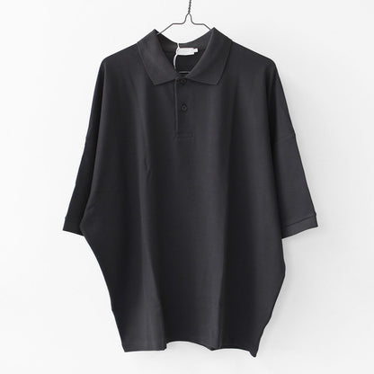 Handvaerk [ハンドバーク] PIQUE S/S TAPERED BIG POLO SHIRT [1509] ピケショートスリーブテーパードビッグポロシャツ・MEN'S [2025SS]