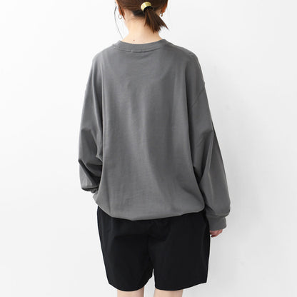 Handvaerk [ハンドバーク] COTTON CREW NECK L/S T-SHIRT [3505] コットン クルーネック長袖Tシャツ・MEN'S [2025SS]