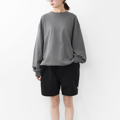 Handvaerk [ハンドバーク] COTTON CREW NECK L/S T-SHIRT [3505] コットン クルーネック長袖Tシャツ・MEN'S [2025SS]