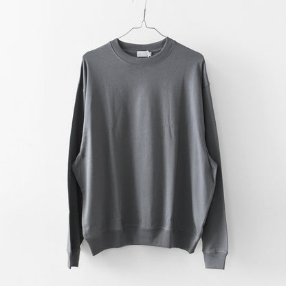 Handvaerk [ハンドバーク] COTTON CREW NECK L/S T-SHIRT [3505] コットン クルーネック長袖Tシャツ・MEN'S [2025SS]