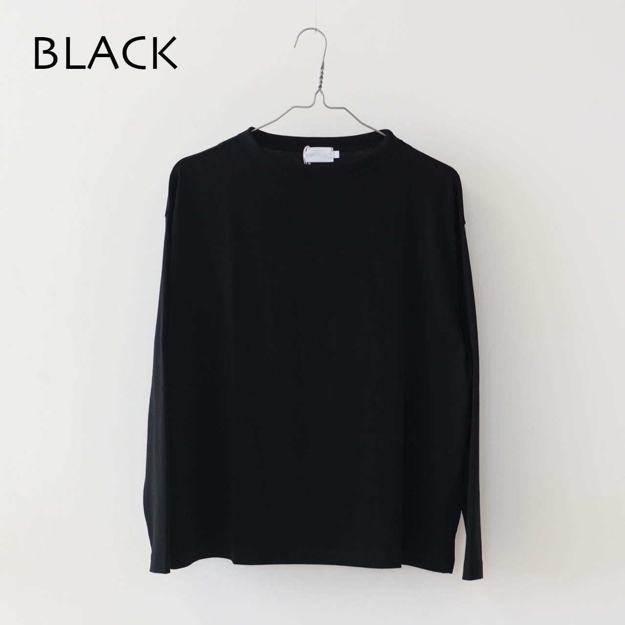 Handvaerk [ハンドバーク] W 60/2 BOTTLE NECK L/S T-SHIRT [6116] 60/2 ボトルネックロングスーブTシャツ [2024AW]