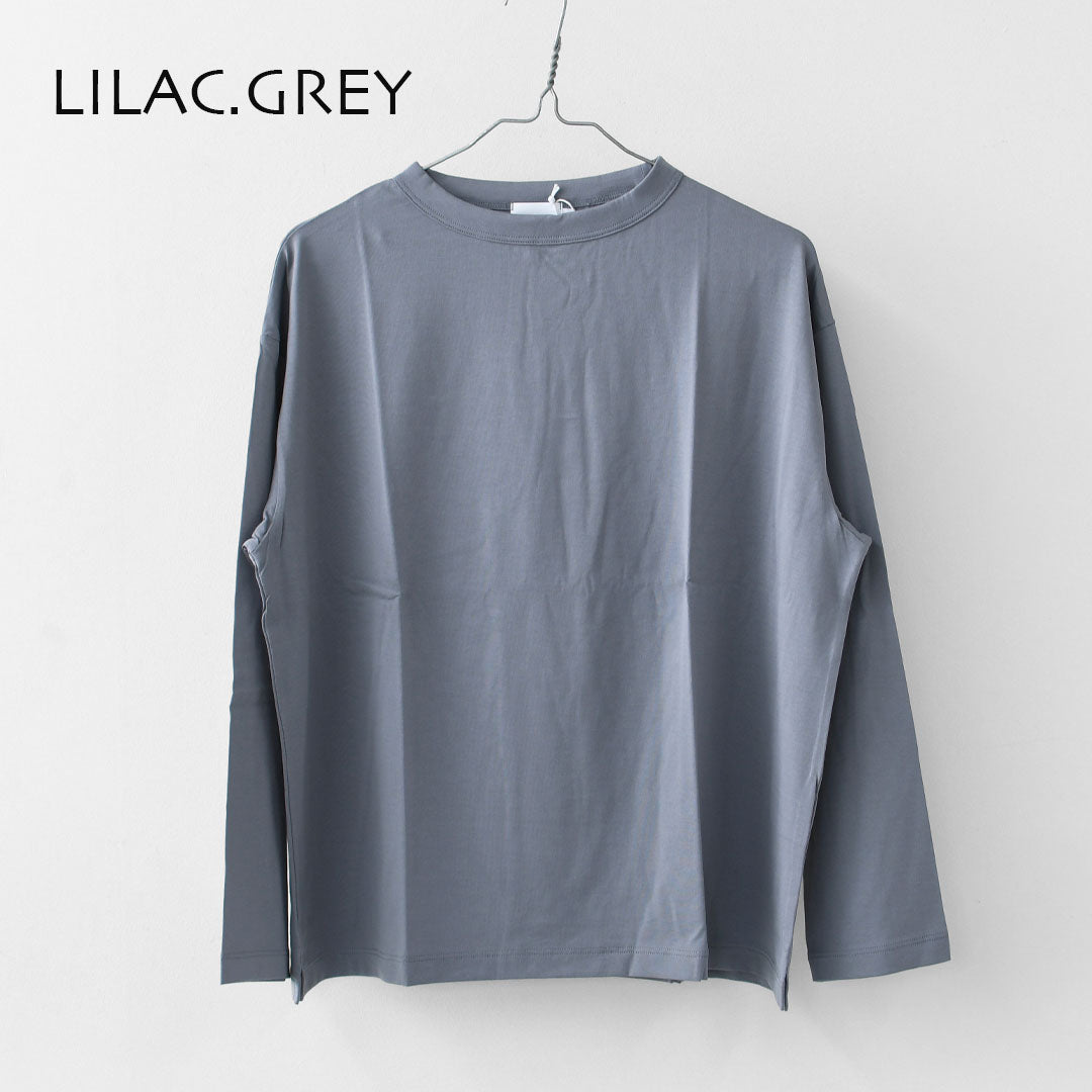 Handvaerk [ハンドバーク] W 60/2 BOTTLE NECK L/S T-SHIRT [6116] 60/2 ボトルネックロングスーブTシャツ [2025AW]