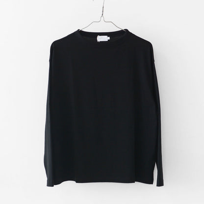 Handvaerk [ハンドバーク] W 60/2 BOTTLE NECK L/S T-SHIRT [6116] 60/2 ボトルネックロングスーブTシャツ [2025AW]