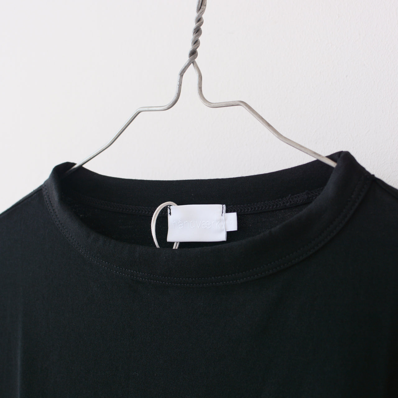 Handvaerk [ハンドバーク] W 60/2 BOTTLE NECK L/S T-SHIRT [6116] 60/2 ボトルネックロングスーブTシャツ [2024AW]