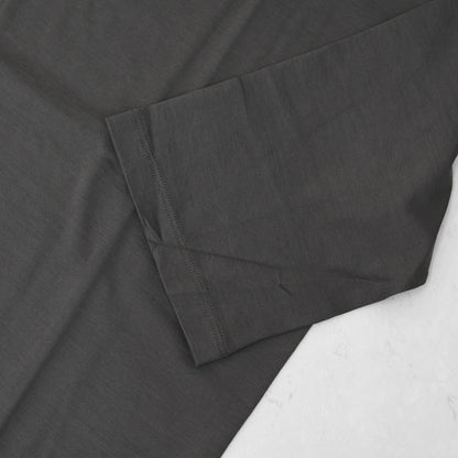 Handvaerk [ハンドバーク] W 60/2 BOTTLE NECK 3/4 SLEEVE T-SHIRT SOLID [6207] 60/2 ボトルネックTシャツ SOLID [2026SS]